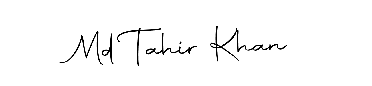How to make Md Tahir Khan signature? Autography-DOLnW is a professional autograph style. Create handwritten signature for Md Tahir Khan name. Md Tahir Khan signature style 10 images and pictures png