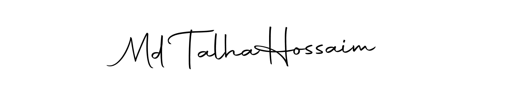 Create a beautiful signature design for name Md Talha  Hossaim. With this signature (Autography-DOLnW) fonts, you can make a handwritten signature for free. Md Talha  Hossaim signature style 10 images and pictures png