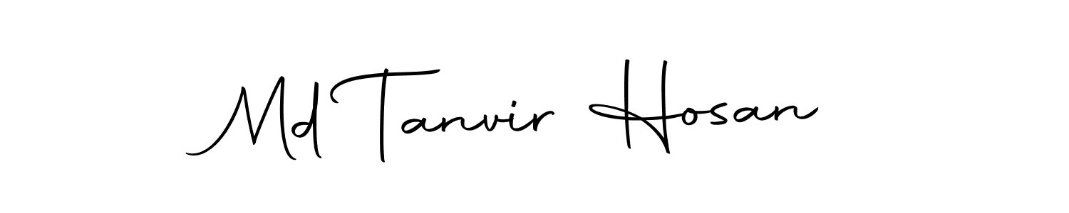 Make a short Md Tanvir Hosan signature style. Manage your documents anywhere anytime using Autography-DOLnW. Create and add eSignatures, submit forms, share and send files easily. Md Tanvir Hosan signature style 10 images and pictures png