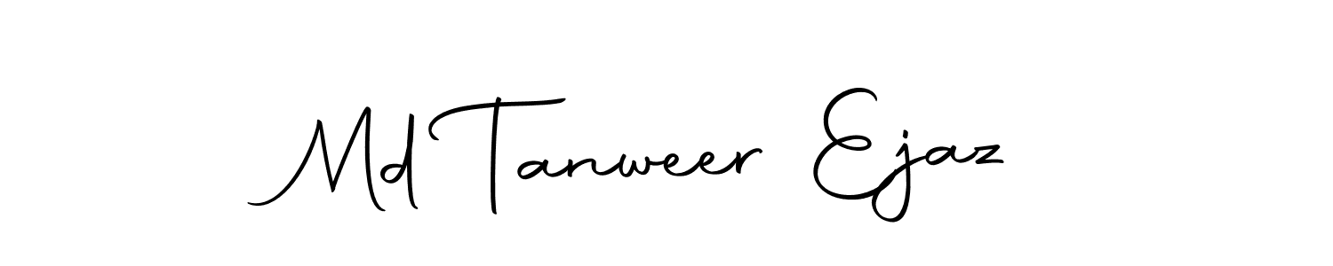 How to make Md Tanweer Ejaz signature? Autography-DOLnW is a professional autograph style. Create handwritten signature for Md Tanweer Ejaz name. Md Tanweer Ejaz signature style 10 images and pictures png