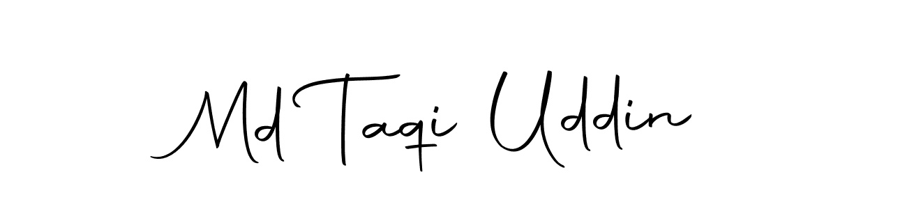 Design your own signature with our free online signature maker. With this signature software, you can create a handwritten (Autography-DOLnW) signature for name Md Taqi Uddin. Md Taqi Uddin signature style 10 images and pictures png