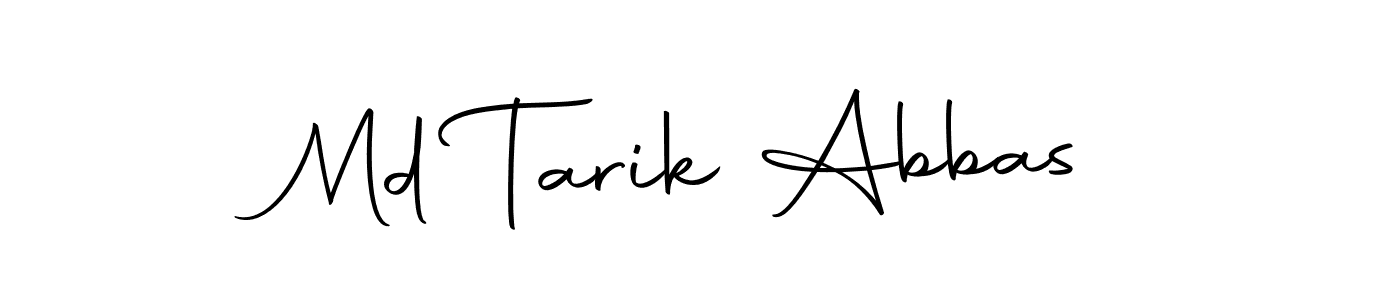 Make a beautiful signature design for name Md Tarik Abbas. Use this online signature maker to create a handwritten signature for free. Md Tarik Abbas signature style 10 images and pictures png