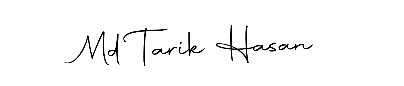 You should practise on your own different ways (Autography-DOLnW) to write your name (Md Tarik Hasan) in signature. don't let someone else do it for you. Md Tarik Hasan signature style 10 images and pictures png