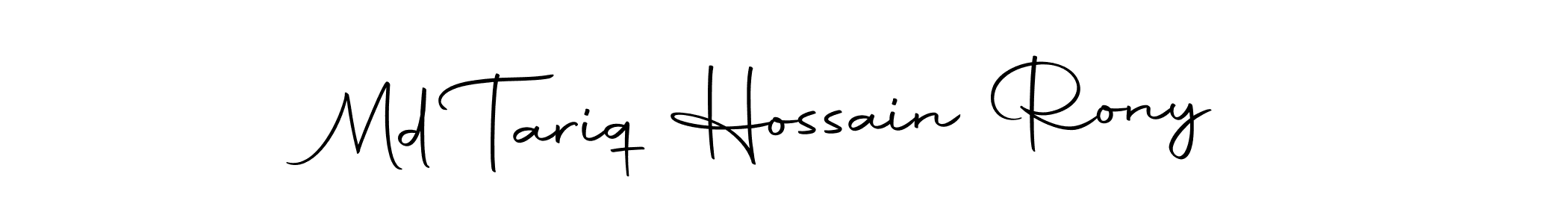 if you are searching for the best signature style for your name Md Tariq Hossain Rony. so please give up your signature search. here we have designed multiple signature styles  using Autography-DOLnW. Md Tariq Hossain Rony signature style 10 images and pictures png