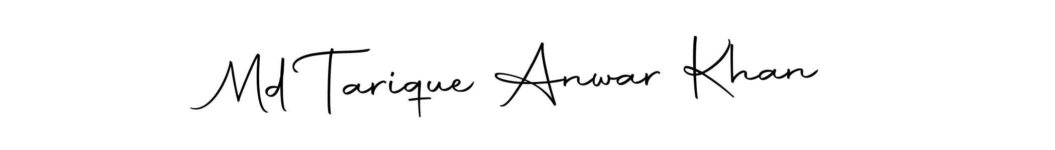 You should practise on your own different ways (Autography-DOLnW) to write your name (Md Tarique Anwar Khan) in signature. don't let someone else do it for you. Md Tarique Anwar Khan signature style 10 images and pictures png