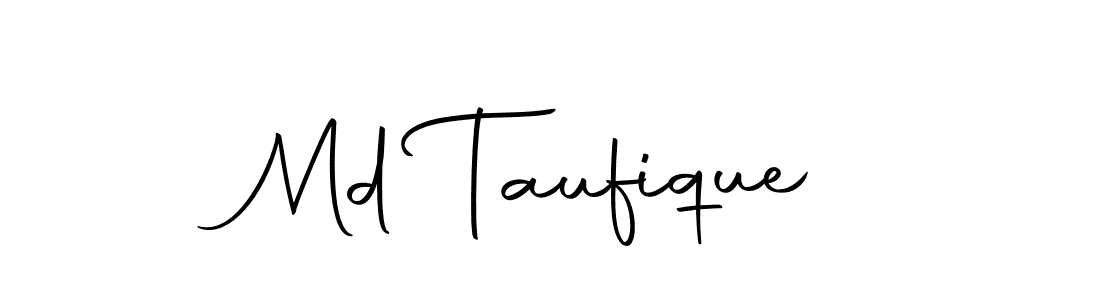 Design your own signature with our free online signature maker. With this signature software, you can create a handwritten (Autography-DOLnW) signature for name Md Taufique. Md Taufique signature style 10 images and pictures png