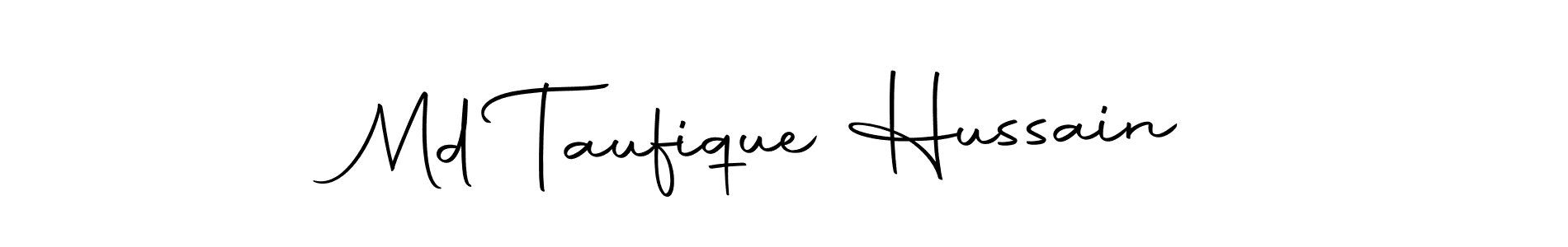 Also we have Md Taufique Hussain name is the best signature style. Create professional handwritten signature collection using Autography-DOLnW autograph style. Md Taufique Hussain signature style 10 images and pictures png