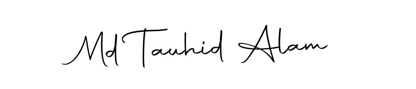 You should practise on your own different ways (Autography-DOLnW) to write your name (Md Tauhid Alam) in signature. don't let someone else do it for you. Md Tauhid Alam signature style 10 images and pictures png