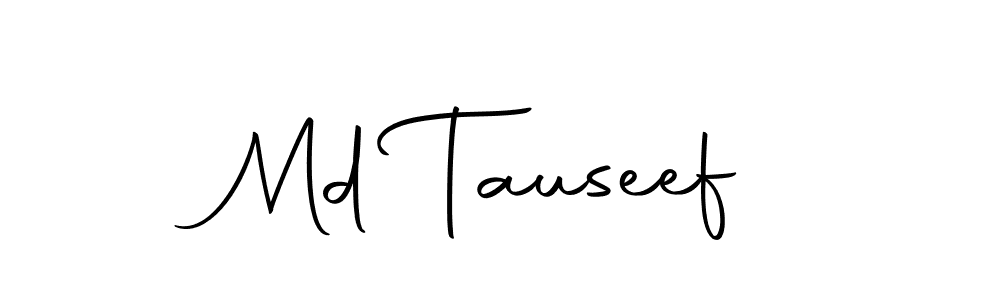 How to Draw Md Tauseef signature style? Autography-DOLnW is a latest design signature styles for name Md Tauseef. Md Tauseef signature style 10 images and pictures png