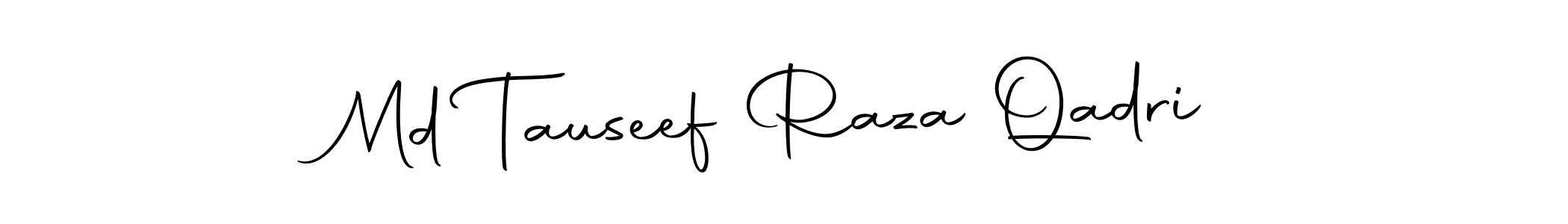 You can use this online signature creator to create a handwritten signature for the name Md Tauseef Raza Qadri. This is the best online autograph maker. Md Tauseef Raza Qadri signature style 10 images and pictures png