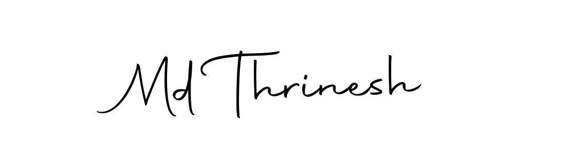 Make a beautiful signature design for name Md Thrinesh. Use this online signature maker to create a handwritten signature for free. Md Thrinesh signature style 10 images and pictures png