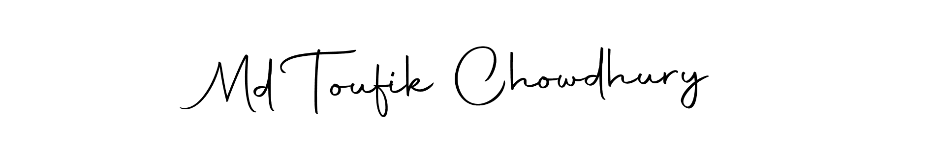 You can use this online signature creator to create a handwritten signature for the name Md Toufik Chowdhury. This is the best online autograph maker. Md Toufik Chowdhury signature style 10 images and pictures png