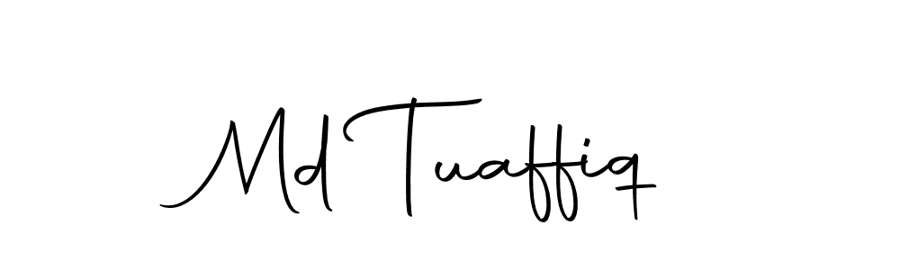 Also we have Md Tuaffiq name is the best signature style. Create professional handwritten signature collection using Autography-DOLnW autograph style. Md Tuaffiq signature style 10 images and pictures png