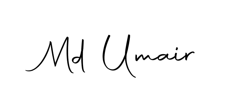 Use a signature maker to create a handwritten signature online. With this signature software, you can design (Autography-DOLnW) your own signature for name Md Umair. Md Umair signature style 10 images and pictures png