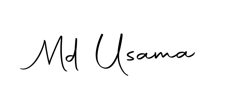 Create a beautiful signature design for name Md Usama. With this signature (Autography-DOLnW) fonts, you can make a handwritten signature for free. Md Usama signature style 10 images and pictures png