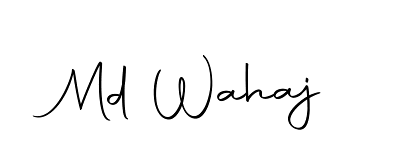 Autography-DOLnW is a professional signature style that is perfect for those who want to add a touch of class to their signature. It is also a great choice for those who want to make their signature more unique. Get Md Wahaj name to fancy signature for free. Md Wahaj signature style 10 images and pictures png