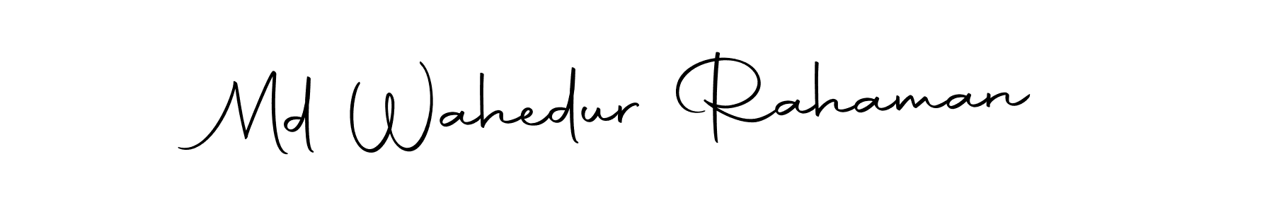 Use a signature maker to create a handwritten signature online. With this signature software, you can design (Autography-DOLnW) your own signature for name Md Wahedur Rahaman. Md Wahedur Rahaman signature style 10 images and pictures png