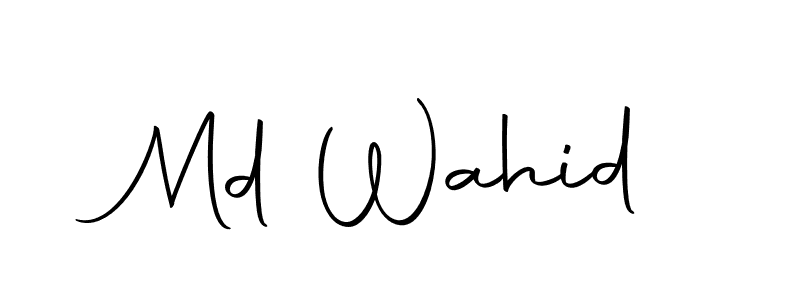 Use a signature maker to create a handwritten signature online. With this signature software, you can design (Autography-DOLnW) your own signature for name Md Wahid. Md Wahid signature style 10 images and pictures png
