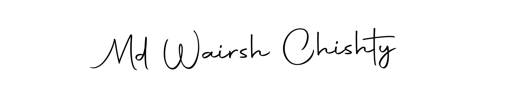 Make a short Md Wairsh Chishty signature style. Manage your documents anywhere anytime using Autography-DOLnW. Create and add eSignatures, submit forms, share and send files easily. Md Wairsh Chishty signature style 10 images and pictures png