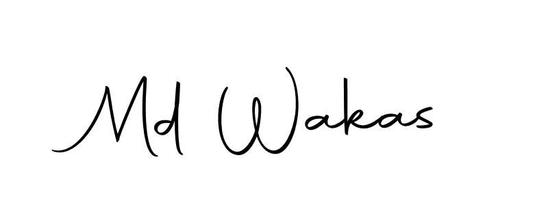 Make a beautiful signature design for name Md Wakas. Use this online signature maker to create a handwritten signature for free. Md Wakas signature style 10 images and pictures png