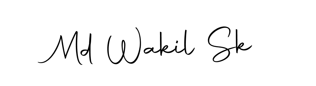 How to make Md Wakil Sk signature? Autography-DOLnW is a professional autograph style. Create handwritten signature for Md Wakil Sk name. Md Wakil Sk signature style 10 images and pictures png