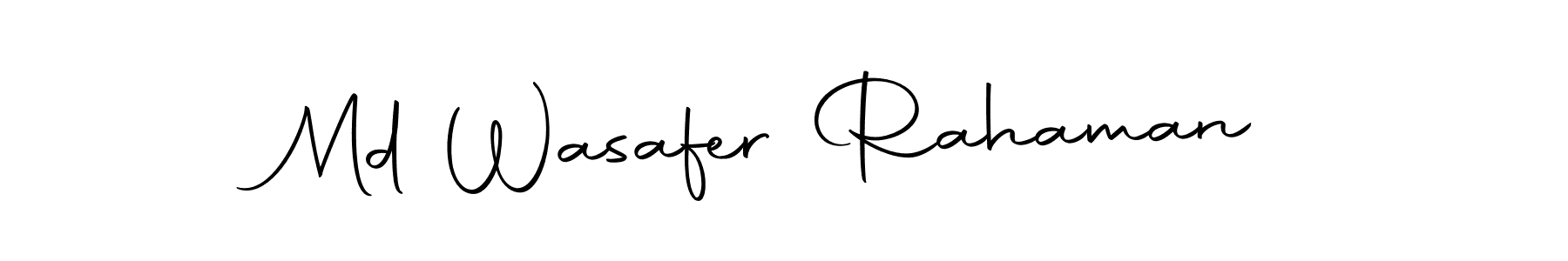 Create a beautiful signature design for name Md Wasafer Rahaman. With this signature (Autography-DOLnW) fonts, you can make a handwritten signature for free. Md Wasafer Rahaman signature style 10 images and pictures png