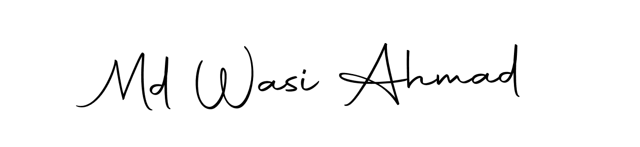 You should practise on your own different ways (Autography-DOLnW) to write your name (Md Wasi Ahmad) in signature. don't let someone else do it for you. Md Wasi Ahmad signature style 10 images and pictures png