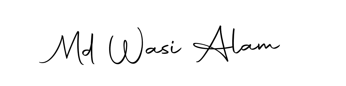 Create a beautiful signature design for name Md Wasi Alam. With this signature (Autography-DOLnW) fonts, you can make a handwritten signature for free. Md Wasi Alam signature style 10 images and pictures png