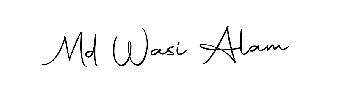 Create a beautiful signature design for name Md Wasi Alam. With this signature (Autography-DOLnW) fonts, you can make a handwritten signature for free. Md Wasi Alam signature style 10 images and pictures png