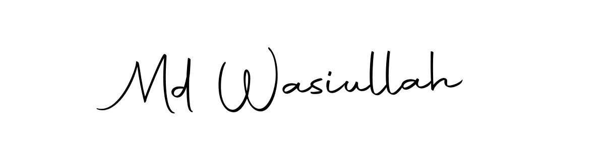 Also we have Md Wasiullah name is the best signature style. Create professional handwritten signature collection using Autography-DOLnW autograph style. Md Wasiullah signature style 10 images and pictures png