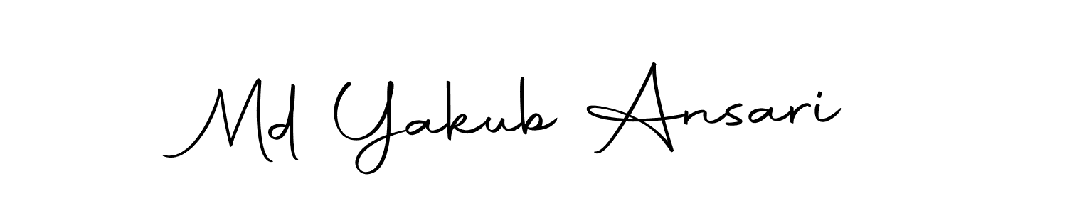 Use a signature maker to create a handwritten signature online. With this signature software, you can design (Autography-DOLnW) your own signature for name Md Yakub Ansari. Md Yakub Ansari signature style 10 images and pictures png