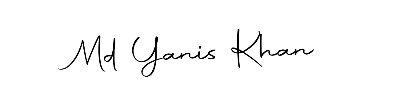 Use a signature maker to create a handwritten signature online. With this signature software, you can design (Autography-DOLnW) your own signature for name Md Yanis Khan. Md Yanis Khan signature style 10 images and pictures png