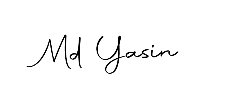 Make a beautiful signature design for name Md Yasin. With this signature (Autography-DOLnW) style, you can create a handwritten signature for free. Md Yasin signature style 10 images and pictures png