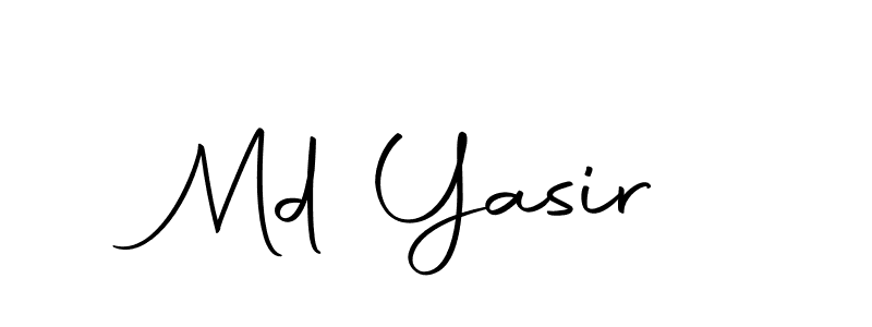 Use a signature maker to create a handwritten signature online. With this signature software, you can design (Autography-DOLnW) your own signature for name Md Yasir. Md Yasir signature style 10 images and pictures png