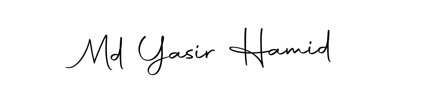 Similarly Autography-DOLnW is the best handwritten signature design. Signature creator online .You can use it as an online autograph creator for name Md Yasir Hamid. Md Yasir Hamid signature style 10 images and pictures png