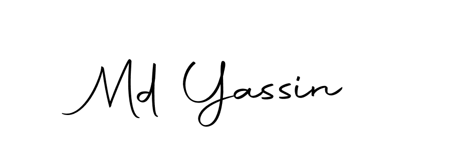 Make a beautiful signature design for name Md Yassin. With this signature (Autography-DOLnW) style, you can create a handwritten signature for free. Md Yassin signature style 10 images and pictures png