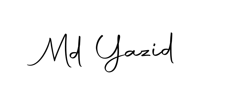 Design your own signature with our free online signature maker. With this signature software, you can create a handwritten (Autography-DOLnW) signature for name Md Yazid. Md Yazid signature style 10 images and pictures png
