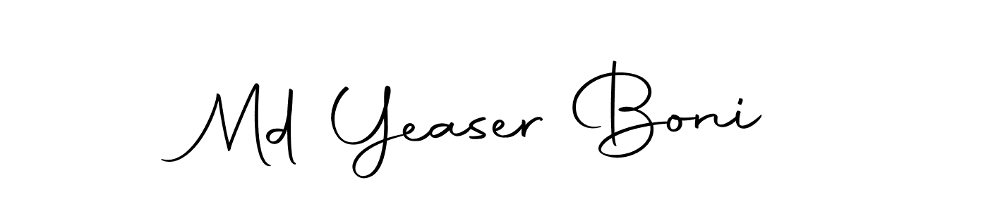 Use a signature maker to create a handwritten signature online. With this signature software, you can design (Autography-DOLnW) your own signature for name Md Yeaser Boni. Md Yeaser Boni signature style 10 images and pictures png