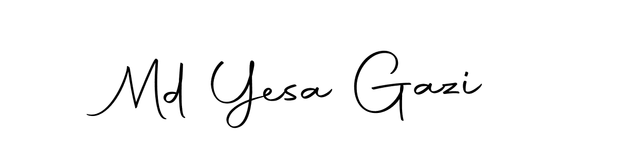 Make a beautiful signature design for name Md Yesa Gazi. Use this online signature maker to create a handwritten signature for free. Md Yesa Gazi signature style 10 images and pictures png