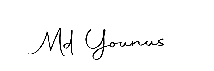 How to make Md Younus name signature. Use Autography-DOLnW style for creating short signs online. This is the latest handwritten sign. Md Younus signature style 10 images and pictures png