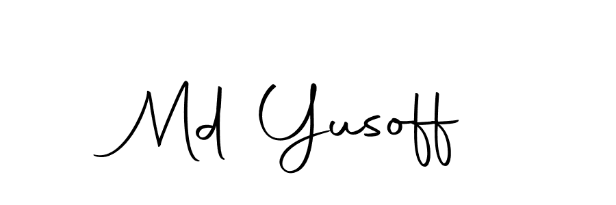 Md Yusoff stylish signature style. Best Handwritten Sign (Autography-DOLnW) for my name. Handwritten Signature Collection Ideas for my name Md Yusoff. Md Yusoff signature style 10 images and pictures png
