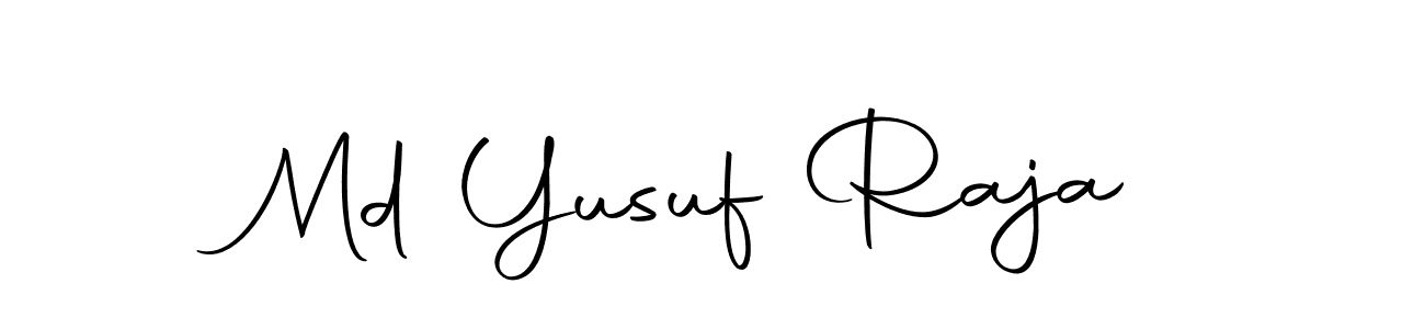 Create a beautiful signature design for name Md Yusuf Raja. With this signature (Autography-DOLnW) fonts, you can make a handwritten signature for free. Md Yusuf Raja signature style 10 images and pictures png