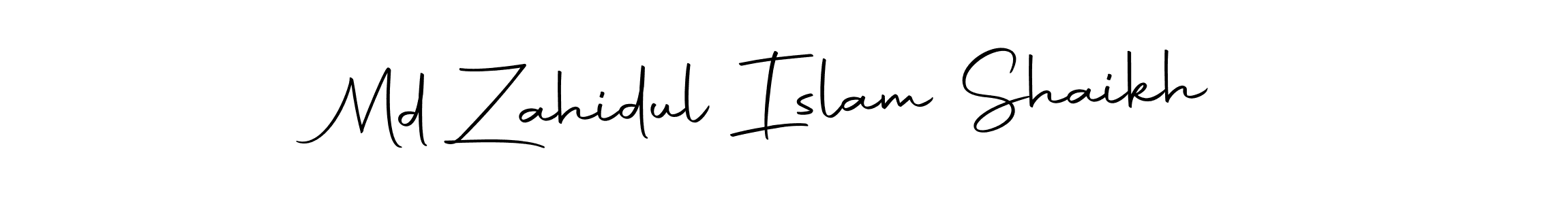 Make a beautiful signature design for name Md Zahidul Islam Shaikh. Use this online signature maker to create a handwritten signature for free. Md Zahidul Islam Shaikh signature style 10 images and pictures png