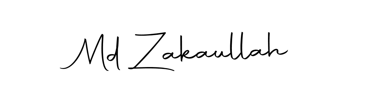 Make a beautiful signature design for name Md Zakaullah. With this signature (Autography-DOLnW) style, you can create a handwritten signature for free. Md Zakaullah signature style 10 images and pictures png