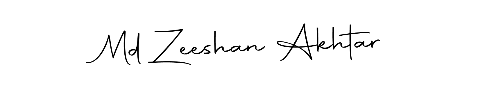 Use a signature maker to create a handwritten signature online. With this signature software, you can design (Autography-DOLnW) your own signature for name Md Zeeshan Akhtar. Md Zeeshan Akhtar signature style 10 images and pictures png