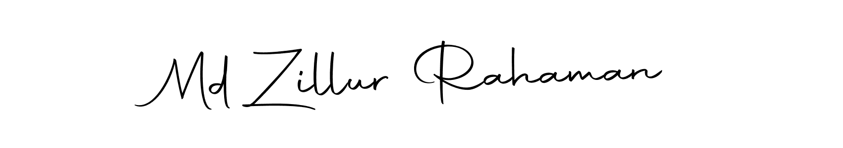 Also we have Md Zillur Rahaman name is the best signature style. Create professional handwritten signature collection using Autography-DOLnW autograph style. Md Zillur Rahaman signature style 10 images and pictures png