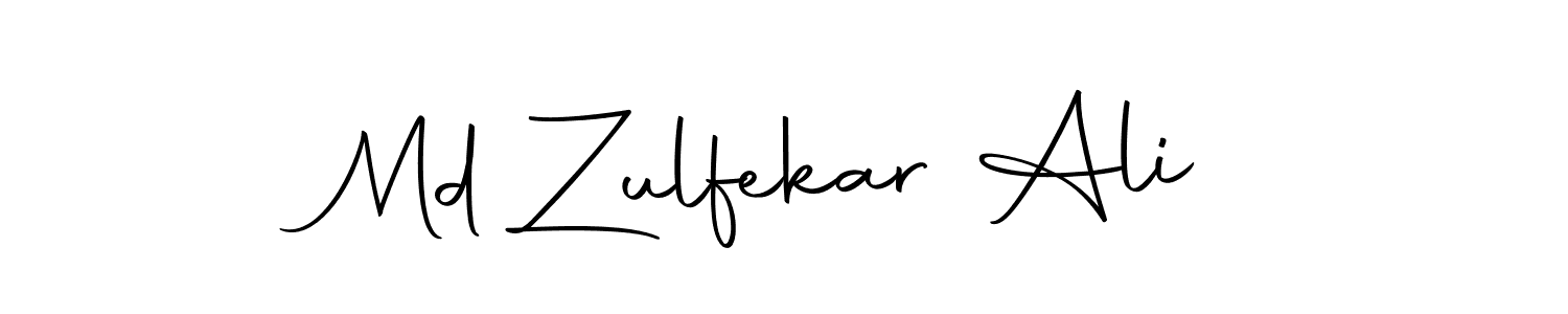 Make a beautiful signature design for name Md Zulfekar Ali. With this signature (Autography-DOLnW) style, you can create a handwritten signature for free. Md Zulfekar Ali signature style 10 images and pictures png