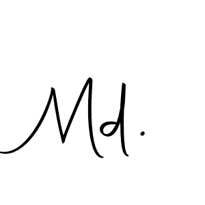 Make a beautiful signature design for name Md.. Use this online signature maker to create a handwritten signature for free. Md. signature style 10 images and pictures png