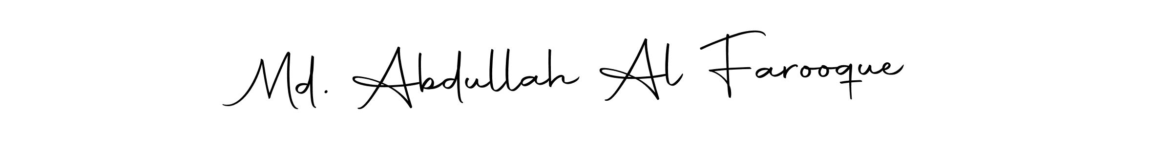 Make a beautiful signature design for name Md. Abdullah Al Farooque. With this signature (Autography-DOLnW) style, you can create a handwritten signature for free. Md. Abdullah Al Farooque signature style 10 images and pictures png