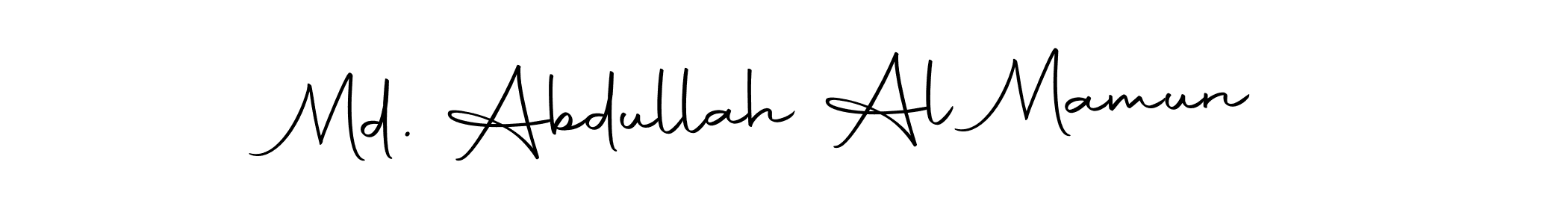 Create a beautiful signature design for name Md. Abdullah Al Mamun. With this signature (Autography-DOLnW) fonts, you can make a handwritten signature for free. Md. Abdullah Al Mamun signature style 10 images and pictures png